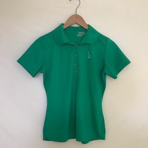Green Athletic Polo Shirt